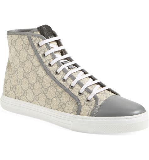 men high top gucci sneakers|Gucci classic men's sneakers.